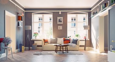 Front lounge of a house from an accidental landlord