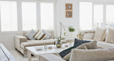 The living area of a family home