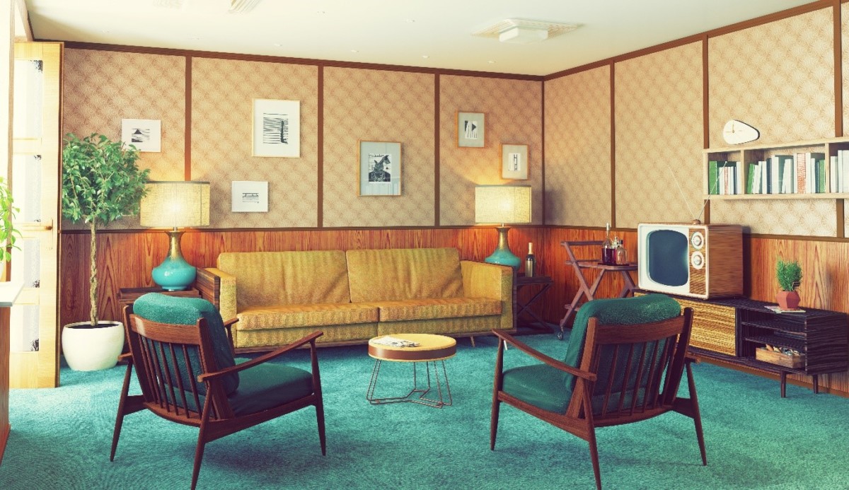 Old fashioned living room not appealing to modern house buyers